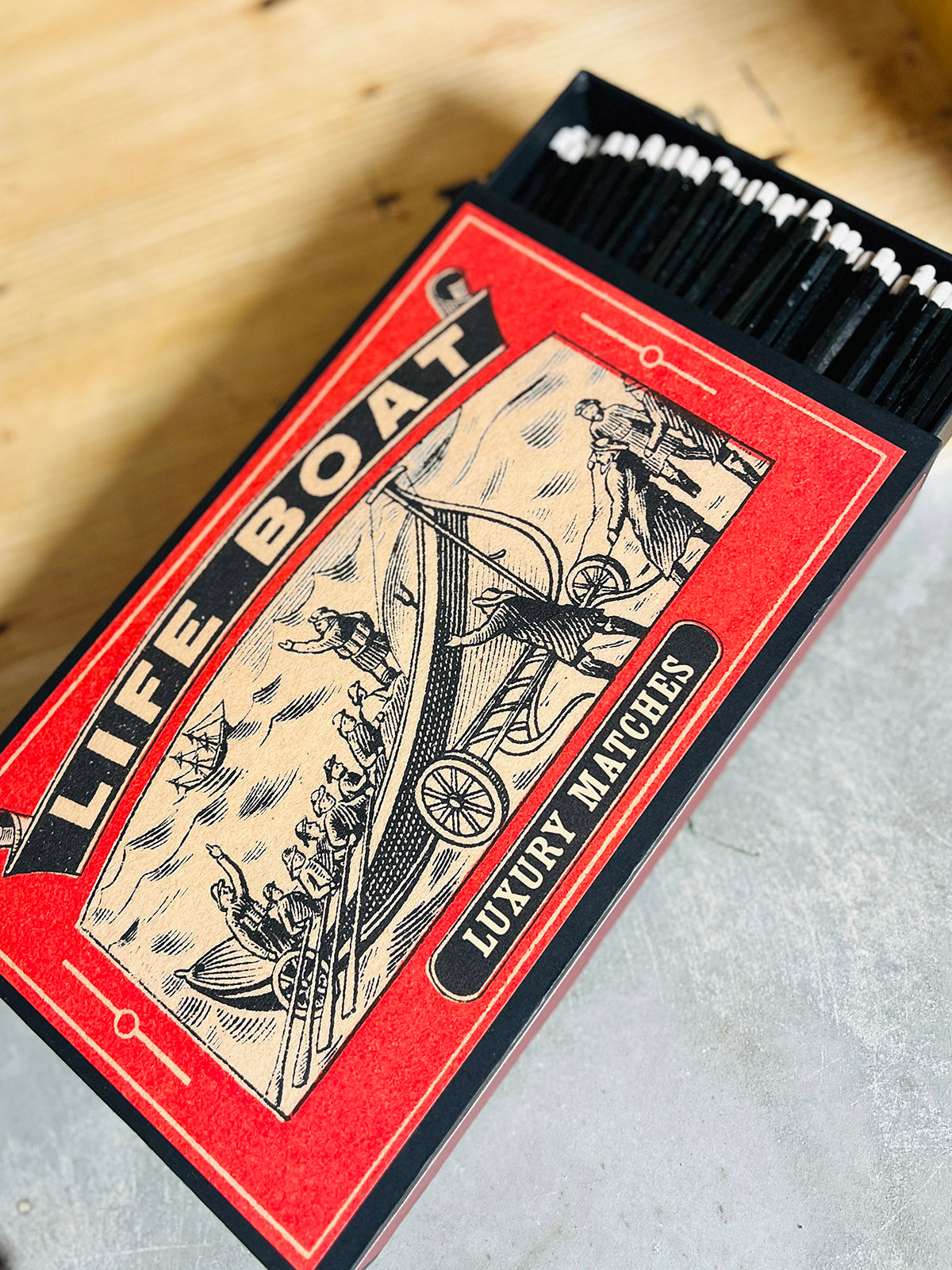 Giant Matchbox "The Lifeboat"